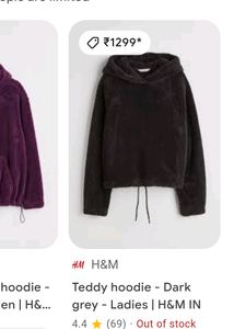 H&amp;M Teddy Hoodie