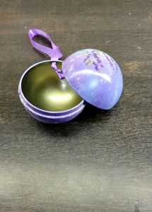 Lavender Love Round Trinket Box