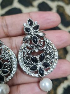 Elegant Silver Drop Earrings