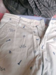 Nautical Print Shorts
