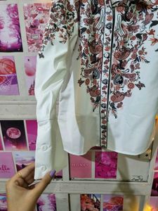 New Floral Print Shirt Women