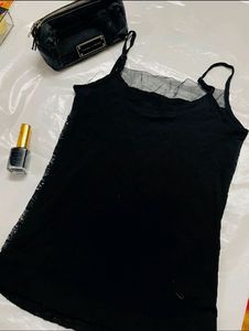 Black Lace Cami Top
