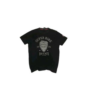 Ducati Tshirt With Leather Print