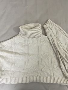 Cute White Knit Sweater