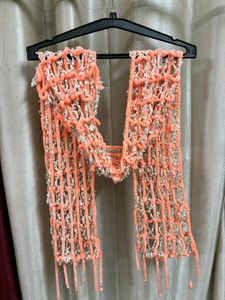 Stylish net Coral Scarf