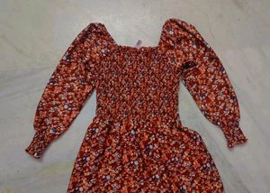 Fit And Flare Floral Dress