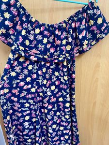 Nuon By Westside Floral Off Shoulder Dress