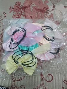 Colorful Bow Hair Ties - New