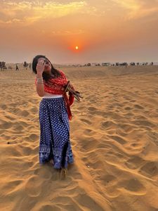 Blue Maxi Skirt