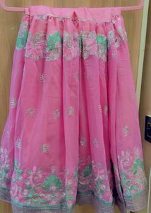 Pink Embroidered Ethnic Gharara set