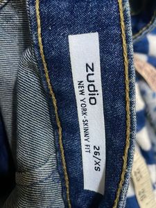 Denim Mini Cargo Skirt