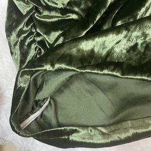 Velvet Green Dress💚