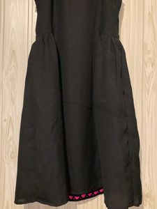 Mini Black Dress A-line- Oxygen (Size S)