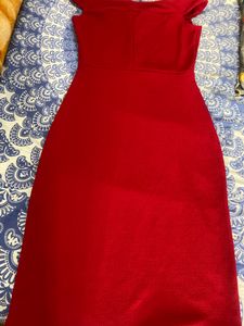 Sale !!!Athena Red Off Shoulder Dress
