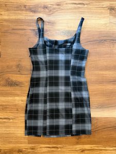 H&amp;M Plaid Mini Dress 🩶
