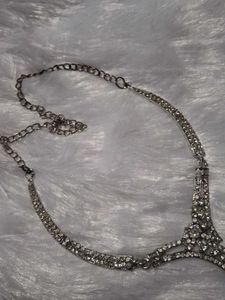 Sparkling Silver Necklace