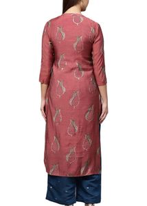 Elegant Printed Kurti with Palazzo Pants