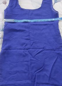 Hand Embroide Chikan Kurti With Peticot