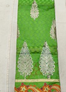 Unstitched Ladies Banarasi Silk Suit With Dupatta