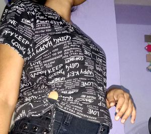 Black Crop Top