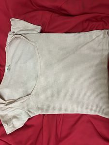 Peach Crop Top