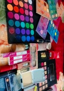 Makeup Bundle: Palettes, Lipsticks, and More!