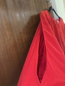 Elegant Red Midi Dress