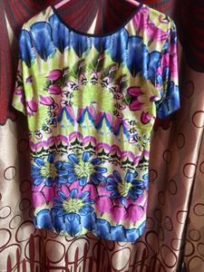 Silk Multicolour Top