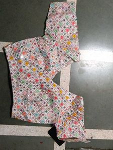 Embroidered with mirror work