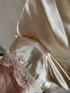 Gold Lace Slip Lingerie