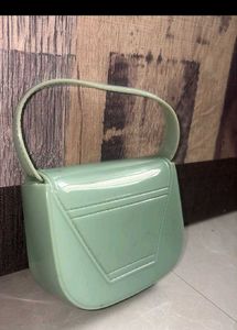 Style Pale Green Top Handle Bag