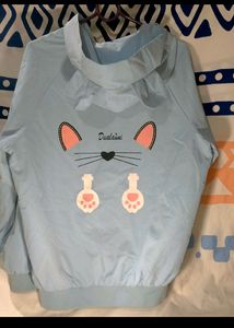 CAT PRINT BOMBER JACKET  Korean Style 💗