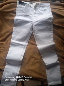 White Denim Jeans