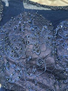 Navy Blue Party Dress