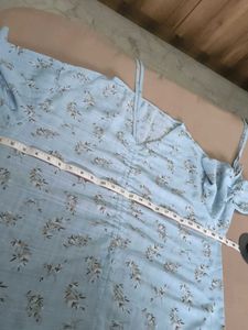 Floral Light Blue Top