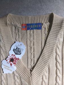 Cable Knit Sweater Vest