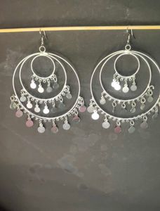 Silver Statement Earrings