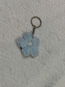 Crochet Flower Keychain