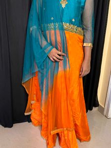 Gown With Dupatta