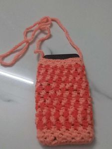 Handmade Crocheted Phone Bag