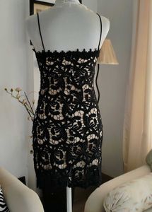 Crochet OverLay Mini Dress