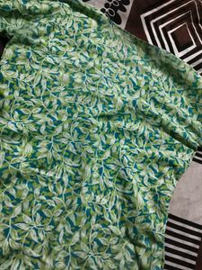 Green Floral Top