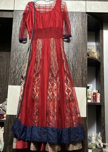 Elegant Maroon Ethnic Gown