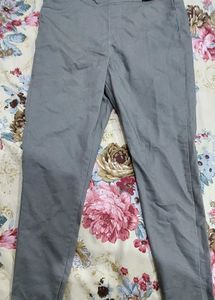 Gray Casual Pants