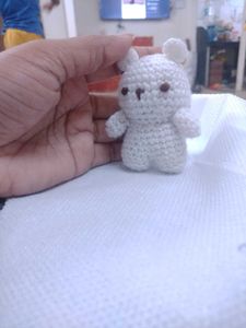 Crochet Teddy Keychain