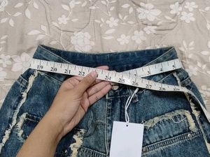 Acid Wash Wide Leg Jeans