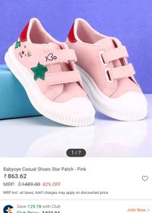 Babyoye Casual Star Patch Shoes