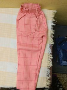 New Rust Colour Shirt And Checked Pant
