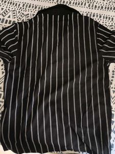 Striped Black Polo Shirt