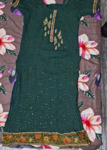 Dark Green Kurta